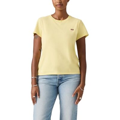 Levis T-Shirt Perfect Tee da Donna, Vaniglia Francese, XS Levis T-Shirt Perfect Tee da Donna, Vaniglia Francese, XS