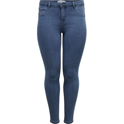 Only Carthunder Push Up Reg Mbd Noos, Jeans Skinny Donna, Blue (Medium Denim), 48 Only Carthunder Push Up Reg Mbd Noos, Jeans Skinny Donna, Blue (Medium Denim), 48