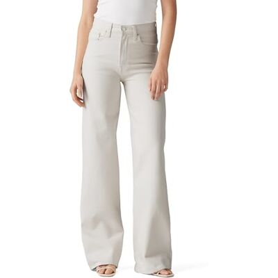 Levis Ribcage Wide Leg H223 Pantalone, Grigio Cristallo, 29W / 32L Donne Levis Ribcage Wide Leg H223 Pantalone, Grigio Cristallo, 29W / 32L Donne