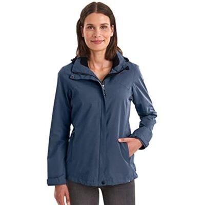Killtec Inkele Funktionsjacke Mit Abzippbarer Kapuze, Donna, Blu Scuro, M Killtec Inkele Funktionsjacke Mit Abzippbarer Kapuze, Donna, Blu Scuro, M