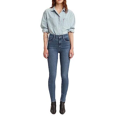 Levis Mile High Super Skinny, Jeans Donna, Blu (Venice For Real), 26W / 30L Levis Mile High Super Skinny, Jeans Donna, Blu (Venice For Real), 26W / 30L