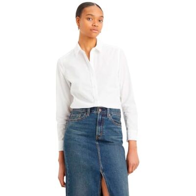 Levis Camicia da Donna New Classic Fit, Bright White_VM, XXS Levis Camicia da Donna New Classic Fit, Bright White_VM, XXS