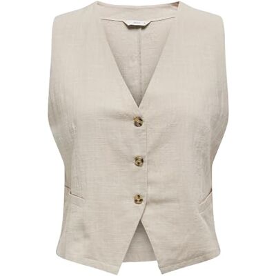Only Onltizana Gilet in Cotone Wvn Noos Only Onltizana Gilet in Cotone Wvn Noos