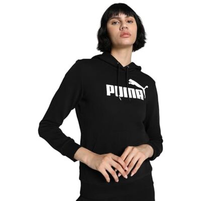Puma 01, Felpa con cappuccio Donna, Nero, L Puma 01, Felpa con cappuccio Donna, Nero, L