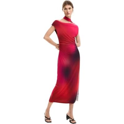 Desigual Abito Senza Maniche della Collezione Donna, Rosa, L Desigual Abito Senza Maniche della Collezione Donna, Rosa, L