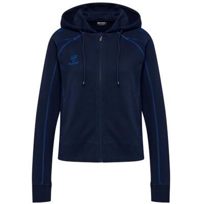 Hummel hmlMOVE 2.0 Felpa con Cappuccio con Cerniera da Donna, Blu Navy, L Hummel hmlMOVE 2.0 Felpa con Cappuccio con Cerniera da Donna, Blu Navy, L