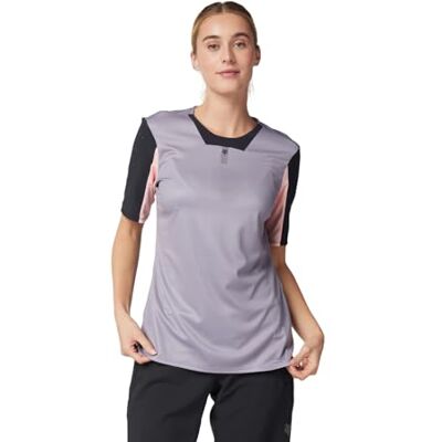 Koszulka Rowerowa Fox Lady Defend Stone L T-Shirt, Pietra, L Donna Koszulka Rowerowa Fox Lady Defend Stone L T-Shirt, Pietra, L Donna
