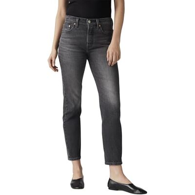 Levis 501 Crop, Jeans Donna, Long Live The Queen, 23W / 26L Levis 501 Crop, Jeans Donna, Long Live The Queen, 23W / 26L
