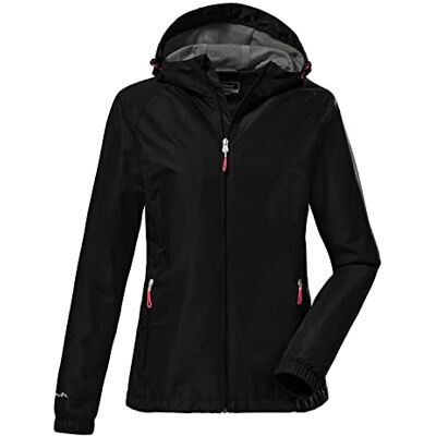 Killtec Kos 15 Wmn Jckt Giacca Funzionale Impacchettabile con Cappuccio, Donna, Nero, 38 Killtec Kos 15 Wmn Jckt Giacca Funzionale Impacchettabile con Cappuccio, Donna, Nero, 38