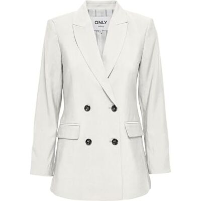 Only Onltila Life L/S Double Blazer TLR, Ballerino di Nuvola, 40 Donna Only Onltila Life L/S Double Blazer TLR, Ballerino di Nuvola, 40 Donna