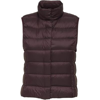 Only Onlruby Quilted Down Waistcoat Otw, Cioccolato decadente, XS Donna Only Onlruby Quilted Down Waistcoat Otw, Cioccolato decadente, XS Donna