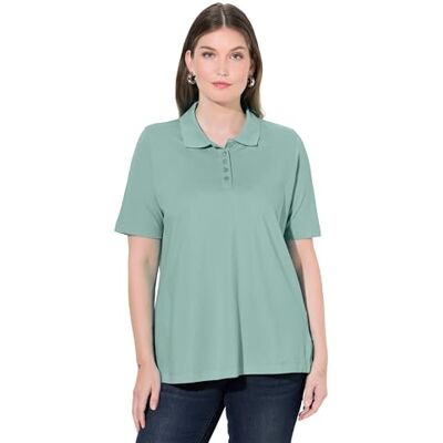 Ulla Popken Maglietta da Donna, Nero, 60/62 IT Ulla Popken Maglietta da Donna, Nero, 60/62 IT
