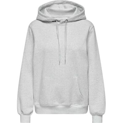 Only Onldaze L/S Hood Swt Noos, Chiaro Grigio Melange, M Only Onldaze L/S Hood Swt Noos, Chiaro Grigio Melange, M