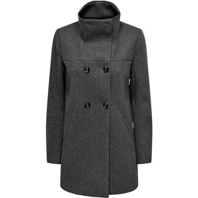 Only Onlblake Life Db Coat BF Otw, Grigio Scuro, S Donne, grigio, S Only Onlblake Life Db Coat BF Otw, Grigio Scuro, S Donne, grigio, S