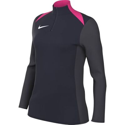 Nike -410 Dri-Fit Academy PRO 24 Drill Top K Maglia Lunga Donna Obsidian/Anthracite/Hyper Pink/White Taglia XL Nike -410 Dri-Fit Academy PRO 24 Drill Top K Maglia Lunga Donna Obsidian/Anthracite/Hyper Pink/White Taglia XL
