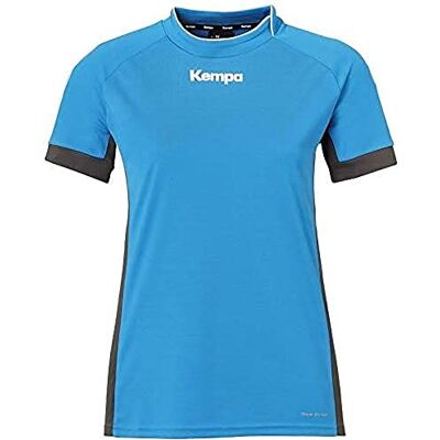 Kempa Prime Shirt Women Maglietta da Pallamano da Donna, Donna, Maglietta da Pallamano da Donna, , Blu/Antracite ( Azul/Antracita), S Kempa Prime Shirt Women Maglietta da Pallamano da Donna, Donna, Maglietta da Pallamano da Donna, , Blu/Antracite ( Azul/Antracita), S