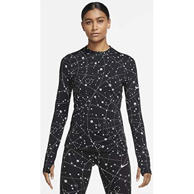 Nike Element FLSH Top Felpa Felpa da Donna, Donna, Black/Reflective Silv, S Nike Element FLSH Top Felpa Felpa da Donna, Donna, Black/Reflective Silv, S