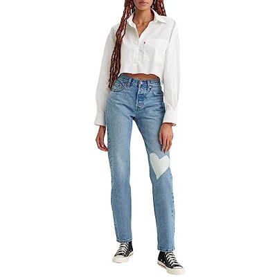 Levis 501 Jeans for Women, Jeans, Donna, Field Notes, 33W / 30L Levis 501 Jeans for Women, Jeans, Donna, Field Notes, 33W / 30L