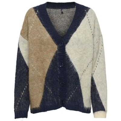 Only Onlnoeme Jq LS Life Cardi V-Neck Knt, Cielo Notturno, L Only Onlnoeme Jq LS Life Cardi V-Neck Knt, Cielo Notturno, L