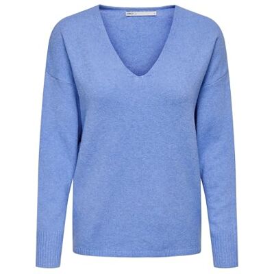 Only Onlrica Life L/S Maglione con Scollo a V Knt Noos, Provenza, M Only Onlrica Life L/S Maglione con Scollo a V Knt Noos, Provenza, M