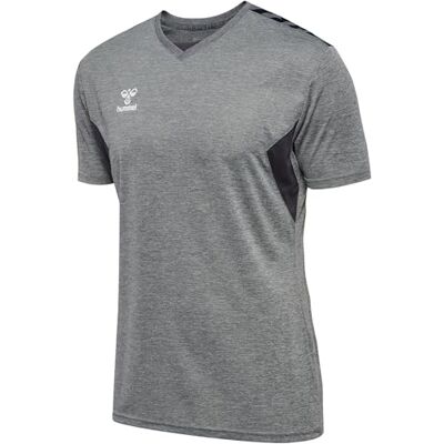 Hummel Authentic PL Maglietta Sportiva da Uomo, a Maniche Corte, da Uomo, vestibilità Normale, in 100% Poliestere Riciclato, Traspirante e ad Asciugatura Rapida Hummel Authentic PL Maglietta Sportiva da Uomo, a Maniche Corte, da Uomo, vestibilità Normale, in 100% Poliestere Riciclato, Traspirante e ad Asciugatura Rapida