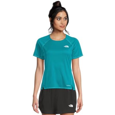 T-shirt Sunriser blu pastello The North Face donna - Manica corta T-shirt Sunriser blu pastello The North Face donna - Manica corta
