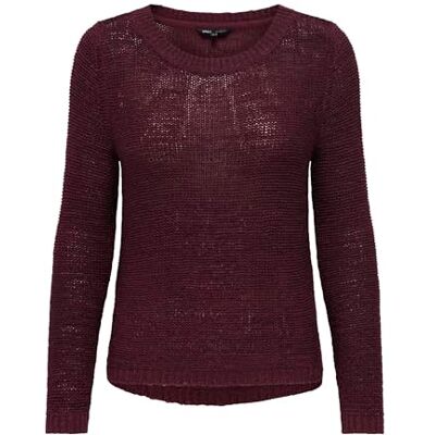 Only Onlgeena XO L/S Knt Noos Maglione, Cabernet, XL Only Onlgeena XO L/S Knt Noos Maglione, Cabernet, XL