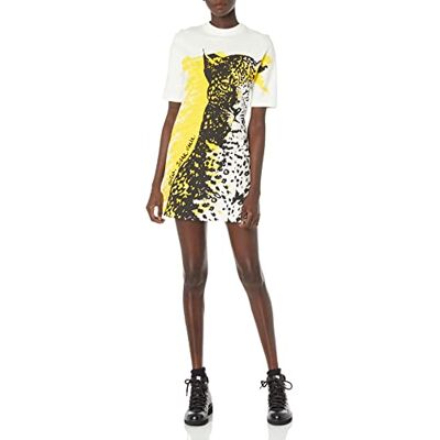 Desigual Abito Casual da Donna, Bianco, XS Desigual Abito Casual da Donna, Bianco, XS