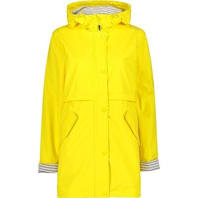 CMP Giacca Donna Cappuccio Fisso, Yellow, S CMP Giacca Donna Cappuccio Fisso, Yellow, S