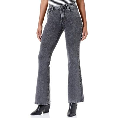 Only Onlhella Life HW Retro Flared DNM Pj006 Jeans, Denim Grigio Scuro, (S) W x 30L Donna Only Onlhella Life HW Retro Flared DNM Pj006 Jeans, Denim Grigio Scuro, (S) W x 30L Donna