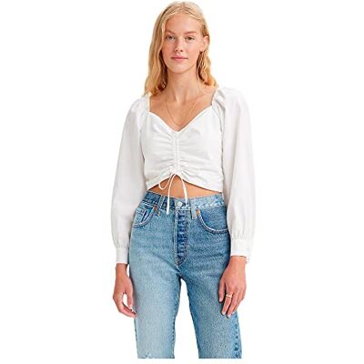 Levis Devin Blouse, Bluse Donna, White Alyssum, S Levis Devin Blouse, Bluse Donna, White Alyssum, S