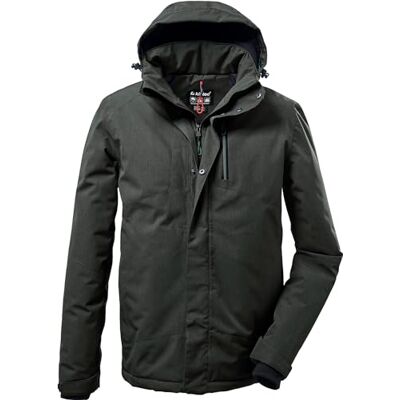 Killtec Uomo Giacca funzionale con cappuccio con zip KOW 161 MN JCKT, dunkeloliv, 3XL, Killtec Uomo Giacca funzionale con cappuccio con zip KOW 161 MN JCKT, dunkeloliv, 3XL,