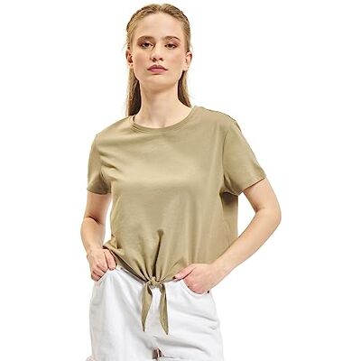Only Onlmay S/S Short Knot Top Jrs T-Shirt, Sirena, M Donna Only Onlmay S/S Short Knot Top Jrs T-Shirt, Sirena, M Donna