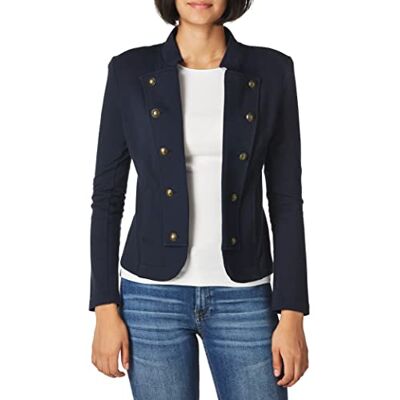 Tommy Hilfiger Giacca da Donna Classica, Aperta sul Davanti, Capitano Sky, XX-Large Tommy Hilfiger Giacca da Donna Classica, Aperta sul Davanti, Capitano Sky, XX-Large