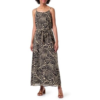 Only Onlstar Life Lova Strap Ankel Dress Ptm Abito Estivo, Black/AOP:Mexicana Palm, S Donna Only Onlstar Life Lova Strap Ankel Dress Ptm Abito Estivo, Black/AOP:Mexicana Palm, S Donna
