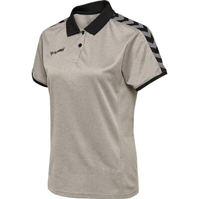 hummel hmlAUTHENTIC Woman Functional Polo Color: Grey Melange_Talla: M hummel hmlAUTHENTIC Woman Functional Polo Color: Grey Melange_Talla: M