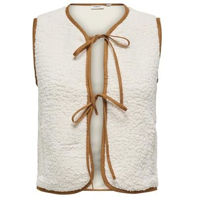 Only Vest Onlagate S/L-Gilet Teddy Swt, Betulla, L Donna Only Vest Onlagate S/L-Gilet Teddy Swt, Betulla, L Donna