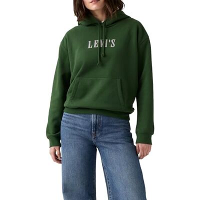 Levis Graphic Everyday Felpa con Cappuccio Rhineston, Felpa con Cappuccio Rhinestone Se, L Levis Graphic Everyday Felpa con Cappuccio Rhineston, Felpa con Cappuccio Rhinestone Se, L