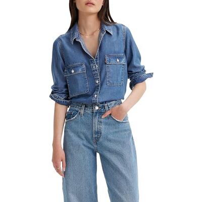 Levis Doreen Utility Magliette in Tessuto, in Toppe 2, XS Donna Levis Doreen Utility Magliette in Tessuto, in Toppe 2, XS Donna