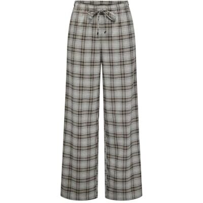 Only Onlisadora Life Reg Pull Wide Check Pnt, Melange Grigio Medio, (L) W x 32L Only Onlisadora Life Reg Pull Wide Check Pnt, Melange Grigio Medio, (L) W x 32L