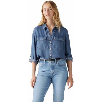 Levis Doreen Utility Magliette in Tessuto, in Toppe 2, S Donna Levis Doreen Utility Magliette in Tessuto, in Toppe 2, S Donna