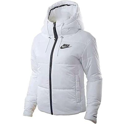 Nike W NSW TF RPL Classic Tape Jkt Giacca, White/Black/Black, XL Donna Nike W NSW TF RPL Classic Tape Jkt Giacca, White/Black/Black, XL Donna