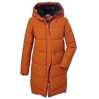 Killtec Donne Parka trapuntato/parka effetto piumino con cappuccio KOW 16 WMN QLTD PRK, dark curry, 46, Killtec Donne Parka trapuntato/parka effetto piumino con cappuccio KOW 16 WMN QLTD PRK, dark curry, 46,