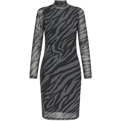 Only L/S Highneck Dress Jrs Onlerica Life-Abito a Collo Alto da Donna, Taglia L, Magnete, XS Only L/S Highneck Dress Jrs Onlerica Life-Abito a Collo Alto da Donna, Taglia L, Magnete, XS
