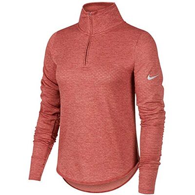 Nike Sphere Element Top Longsleeve, T-shirt Donna, Giallo (Cedar/Light Redwood/Htr/Reflec), (Taglia Produttore: Large) Nike Sphere Element Top Longsleeve, T-shirt Donna, Giallo (Cedar/Light Redwood/Htr/Reflec), (Taglia Produttore: Large)