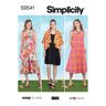 Simplicity Tute, vestito e giacca da donna U5 16-18-20-22-24