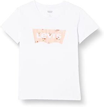 Levis Lvg Short Sleeve Graphic Tee S Bambine e Ragazze, Bianco, 12 anni