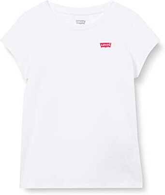 Levis LVG SS BATWING TEE, T-shirt Bambine e ragazze, Bianco, 16 anni