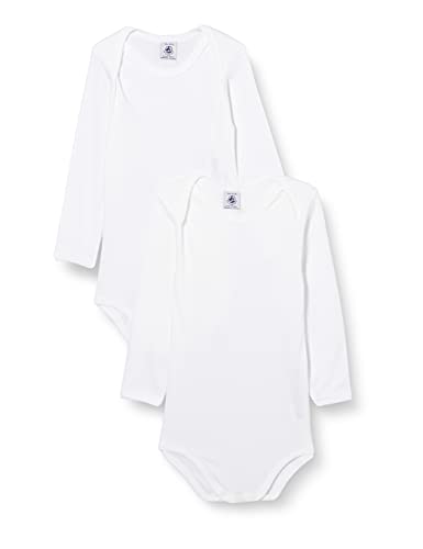 Petit Bateau , Body a righe a maniche lunghe (Pacco da 2) Unisex Bimbi 0-24, Variante 1, 4 anni