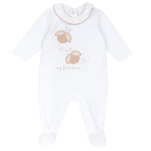 Chicco , Tutina Neonata, Body Neonata con Comoda Apertura con Bottoncini, in Morbido Cotone, Lavabile in Lavatrice, Abbigliamento Neonata 0-24 Mesi, Designed in Italy